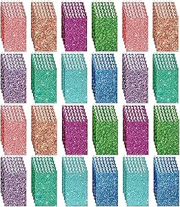 Glenmal 120 Pcs Mini Notepads for Kids Party Favors Mini Tie Dye Notepads with Glitter Colorful Little Pocket for Girls Gift Classroom Rewards 20 Pages Each (Solid Color)