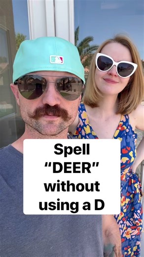 Deer spelling test | The Puzzle Couple