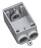 Kraloy FSCC05 1/2 PVC Box 3 Outlets