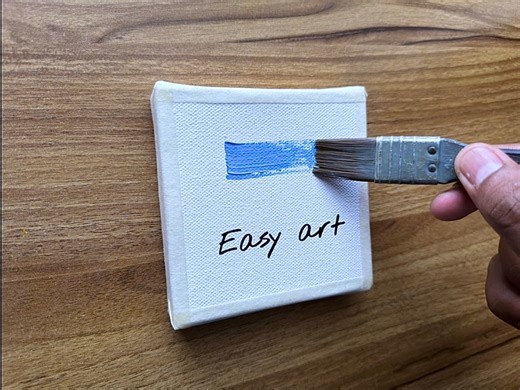 24K views · 183 reactions | Winter lake acrylic painting full tutorial ❄️ | Vinee Painting | Facebook