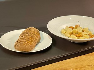 Gli “Gnocchi di patate con salsa di noci e gorgonzola” di Mohamed Aly
