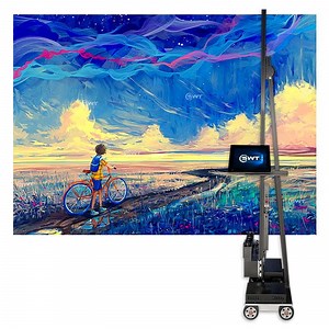 [Hot Item] 3D 4D Portable Wall Printing Machine Company Factory Direct Price Wall Inkjet Printer Direct to Wall Printer with Wheels