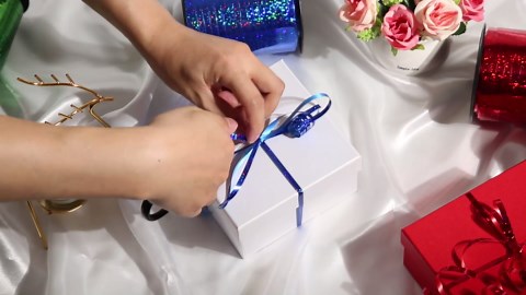 White Ribbon - 500 Yd Crimped Curling Ribbon for Gift Wrapping, Balloons & Christmas, Baby Shower