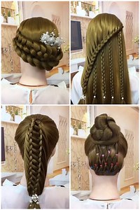 106K views · 5.4K reactions | Cool Girl Hairstyles for Parties and Wedding | DIY Hacks | Facebook