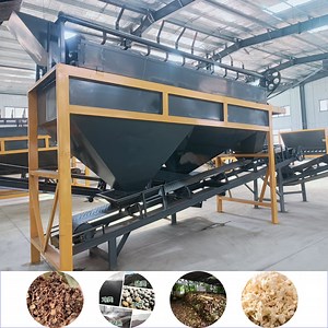 5 Tph Municipal Sludge & Food Waste Treatment System Organic Fertilizer Powder Production Plant