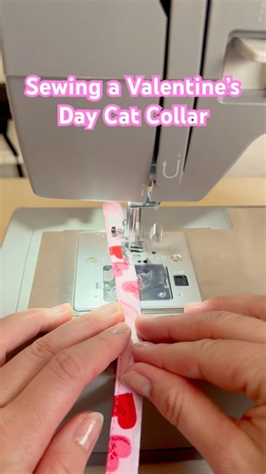 Sewing a Valentine’s Day Cat Collar #petaccessories #sewingtutorial #handmadegifts #catcollar
