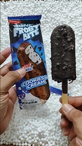 hunting es krim frost bite cookies cream di styrofoam #shorts #eskrim #fyp