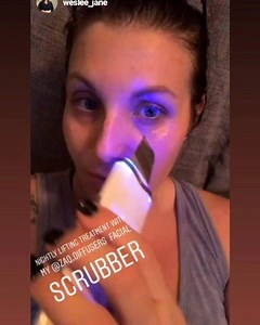 ZAQ Ultrasonic Facial Scrub Device Weslee Keenan thanks for the video #ultrasonicskinscrubber #ultrasonic #skincare #facecare #scrubdevice #faceroller #skincaretip #facecareroutine #massage #moisturizer #esthetician #estheticians #estheticianconnection #estheticianblogger #acnetreatment #acne #facecareroutine | ZAQ | Facebook