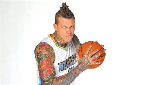 I made NBA history with the Denver Nuggets as Birdman, their tattooed enforcer—then was kicked out of the league for two years