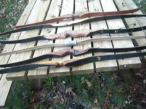 Vintage Recurve Archery Bow Collection
