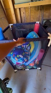 230 Gallon Extra Large Pool Storage Bin Mint - Waterproof Heavy Duty Mesh Organizer for Floats, Towels, Outdoor Poolside Storage with Locking Wheels and Hooks - Rolling Net Basket for Patio, Yard