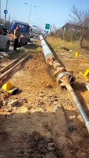 How Are Pipelines Installed Without Digging Roads #shorts