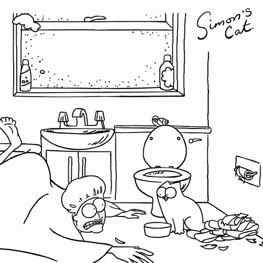 A day in the life of a cat owner. Do you relate?🚶🏻 ❤️ 🐈 Watch the full story of Simon's daily life here: https://youtu.be/fcjR93Jin4Y | Simon's Cat