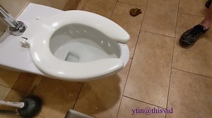 Grocery Store Toilet Shit Trash
