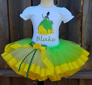 Frog Princess Dress Personalized Tutu Outfit Girl - Etsy Australia