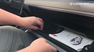 EVANNEX CardRails Key Holder for Tesla Model 3 & Model Y - Aftermarket Tesla Accessories - Key Card Holder