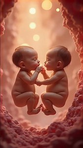 Inside the Womb: Twins Playing Together | 32–34 Weeks Ultrasound Style #baby #pregnancy