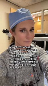 Vitiligo is an autoimmune disorder where the body destroys melanocytes, the cells that make pigment in the skin. It presents has white or pale spots on the skin. Treatments include topical steroids, topical tacrolimus and light therapy, but studies suggest that supplementing with vitamin D (1500-3000 IU/d), vitamin B12 and folic acid improved repigmentation. #vitiligo #vitamind #vitaminb12 #vitiligotreatment #skintok #dermtok #dermatologist | Dick Clark American Bandstand