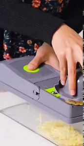 Vegetable Dicer Potato Onion Chopper, Professional Slicer Vegetable Cutter, Adjustable Grater with Container, Vegetable Slicer for Kitchen vegetables and Fruit 15PCS