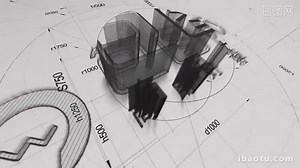 Simple And Style Radial Drawing Architectural Blueprint Logo Ae Template Video AEP Template Free Download - Pikbest