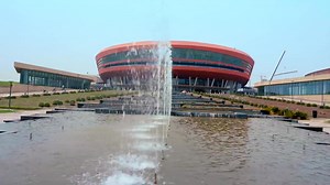 16 reactions |  A New Global Hub for Events & Conventions!  On 26th July 2023, PM Narendra Modi will inaugurate the redeveloped International Exhibition-cum-Convention Centre at Pragati Maidan in New Delhi ahead of the @g20org Leaders' Summit : Live at 1830hrs IST ⤵️ https://www.youtube.com/channel/UC-wttYGdvP8Roy8mh8VbzKw | India at UN (Permanent Mission of India to the United Nations, New York) | Facebook