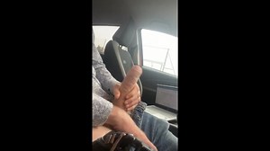 Public car wank, dogging, exhibition, nearly CAUGHT, big cock masturbated outside outdoors, cumming