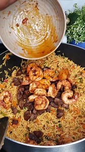 Beef and Shrimp Coconut Fried Rice. | Cooking With Claudy