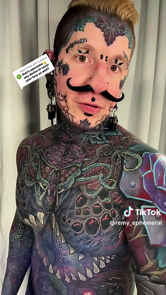 Unique Face Tattoo Design Ideas for Men