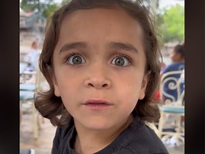 Little boy tells mum off when she calls him 'Babe'