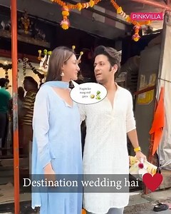 6.9K views · 50 reactions | Surbhi Chandna spotted with her would-be hubby at a temple, as the paparazzi playfully quip: 'Nagin ko Naag mil gaya'!  #surbhichandna #bollywood #wedding #actor #nagin #pinkvilla | PinkVilla | Facebook