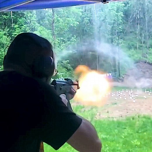 305K views · 1.6K reactions | This is how an AK-47 rifle interacts with water when shot. https://chdr.tv/xua | Cheddar Gadgets | Facebook