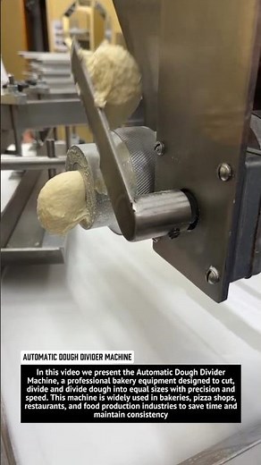 Automatic Dough Divider Machine | Perfect Dough Ball Making for Bakery & Pizza