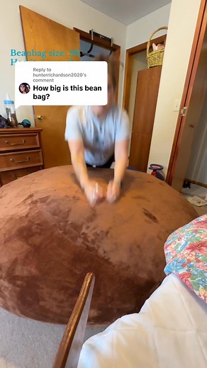 this jumbo bean bag is a MUST have for your household #jumbobeanbag #beanbag #cozyathome #musthaveproducts #beanbagbed | Mary Alyssa Carr