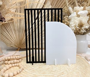 Double Gateway Rectangle Acrylic Blank Table Sign - Rectangle Gateway   Half Arch - Etsy