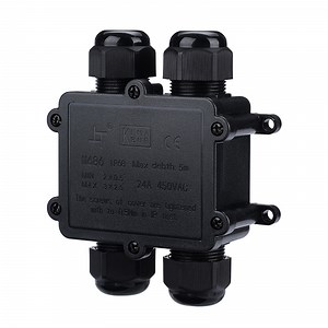 [Hot Item] IP68 Waterproof Plastic Junction Box M686-H (4*M25)