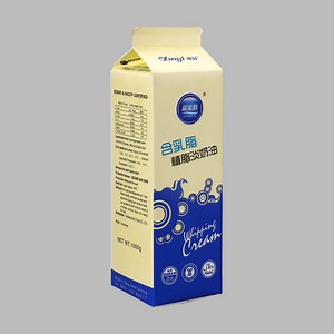 [Hot Item] Custom Good Quality Standard Blue Gable Top Milk Carton Box Packaging