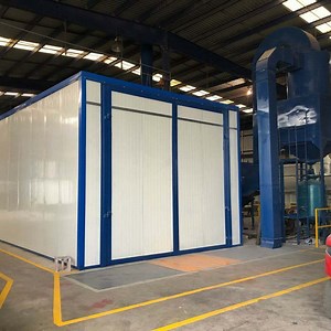 [Hot Item] Industrial Abrasive Blasting Cleaning Chamber with Automatic Recovery System