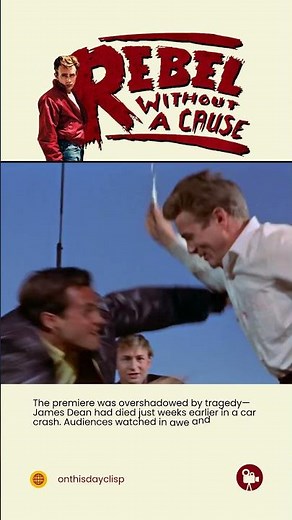 On This Day: October 27, 1955 — Rebel Without a Cause Released