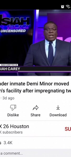 2.7K views · 95 reactions | Transgender male who claims hes female pregnant two females inmates in prison... | Henry & Monic.Tv | Facebook