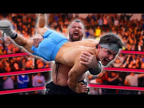 Strongman Tries WWE WRESTLING! | ft. Jesse James West
