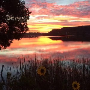 Sunsets at Buffalo Springs Lake are simply beautiful! | Buffalo Springs Lake
