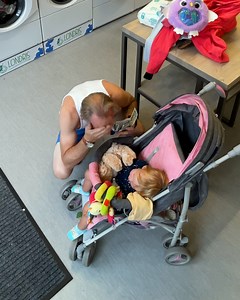 Surprise in the Spin Cycle: Dad Loses It at the Laundromat | Crafty Panda How