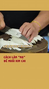 161K views · 2K reactions | Cách làm kim chi cải thảo DỄ ỢT P1 | Cùng Cháu Vào Bếp | Facebook