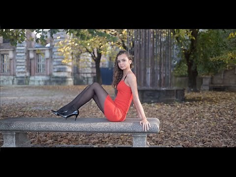 NYLON FASHION EDITORIAL :Pantyhose, Stockings, Tights, Collant, Heels, Mini Dress (4K)