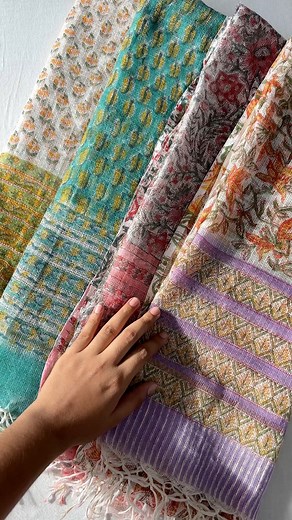 Handblock Printed Kota Doria Dupattas🌼 | Comment ‘ SUPER ‘ for product link🪄 | Sanganeri Hand Block Printed Kota Doria Dupattas crafted by traditional artisans in Sanganer, Rajasthan. 💙✨ | LOBHADEEPTHIS.com | Sizes: XS-10XL | Website WhatsApp Support: 91 7510180008| Pure Cotton | Handblock Printed I Azo Free Dyes1.5 inches of seam allowance on each side | Made for everyday comfort Wash Care: Hand Wash Separately and Dry Inside-out in shade. [Sanganeri, Sanganeri Duppattas,Kota Doria, Block Pr