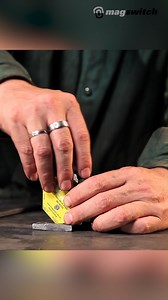 Our magnetic workholding tool with multiple angles in one! Offers 45/135°, 60/120°, 75/105°, and 90° angles. Switch on and off 76 pounds of magnetic holding force – Magswitch Mini Multi Angle Magswitch.com #magswitch #minimultiangle #welding #workholding #welder #magnetic #workshop #diy #tool #easy | Magswitch Technology | Facebook