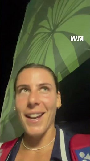 walkin' and talkin' with finalist Emma Navarro! #WTA #EmmaNavarro #Tennis