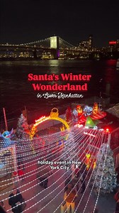 16K views · 394 reactions | Book now before the most popular dates sell out ✨ Get tickets to @santaswonderlandnyc via our link in bio @NYbucketlist  Live the most magical holiday experience with dining and entertainment options surrounded by Christmas trees, games, views, and activities for kids or adults alike. Enjoy s’mores, hot chocolate, cocktails, sweet treats, & more ❄️ Who’s going to @watermarkny with you? #NYbucketlist #nyc | New York Bucket List | Facebook