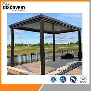 [Hot Item] Shandong Factory Waterproof Motorized Patio Aluminum Retractable Pergola for Outdoor Garden
