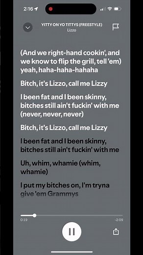 YITTY ON YO TITTYS (FREESTYLE)- Lizzo
